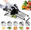 Mandoline Food Slicer, Adjustable Mandoline Slicer for Kitchen, Stainless Steel Mandolin Vegetable Chopper for Potato/Tomato