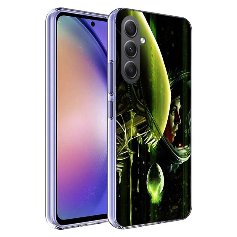 Крутой чехол-ксеноморф из фильма «Чужой» для Samsung A17 A37 A57 A07 A16 A26 A36 A56 A06 A02S A12 A22 A32 A52S A04S A14 A24 A34 A54 A03