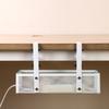 Under Desk Cable Management Tray No Drill Steel Desk Cable Organizers Wire Management Tray Cable Management Rack Storage Shelf