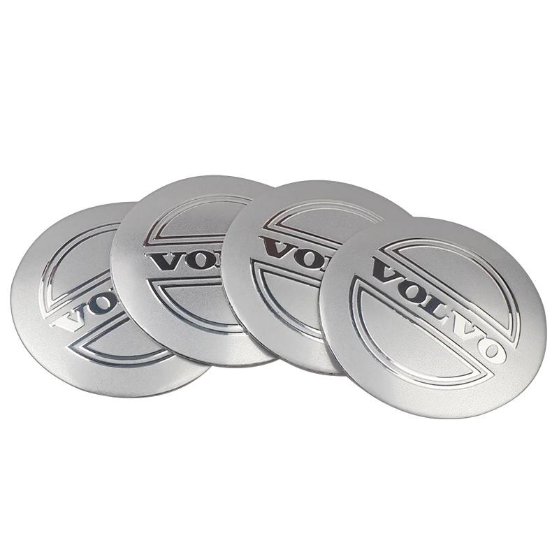 4PCS 56mm Car Wheel Hub Center Cap Logo Emblem Sticker for Volvo XC60 XC90 S60 S90 XC40 V60 V90 V50 T6 Auto Exterior Accessories