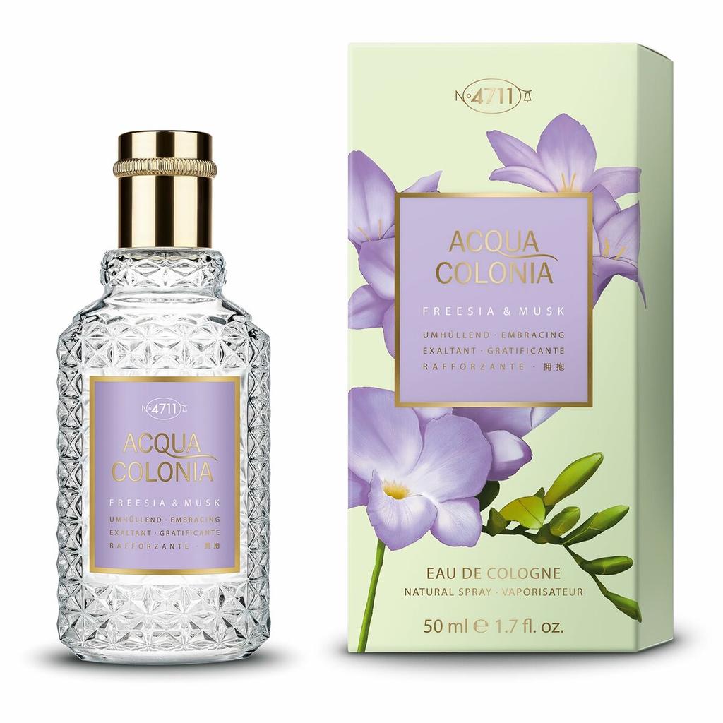 4711, Acqua Colonia Freesia & Musk, Eau De Cologne, Unisex, 50 ml