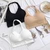 Chic Halter Neck U-Shaped Backless Strapless Sports Bra Fitness Camisole