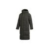 Casual Hooded Long Down Jacket Men Outerwear Dark-Earth-Brown FT2487