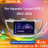 Fortress Voice Wireless CarPlay Android Auto Radio для Hyundai IX35 Tucson 3 2015 - 2018 4G Car Multimedia GPS 2din