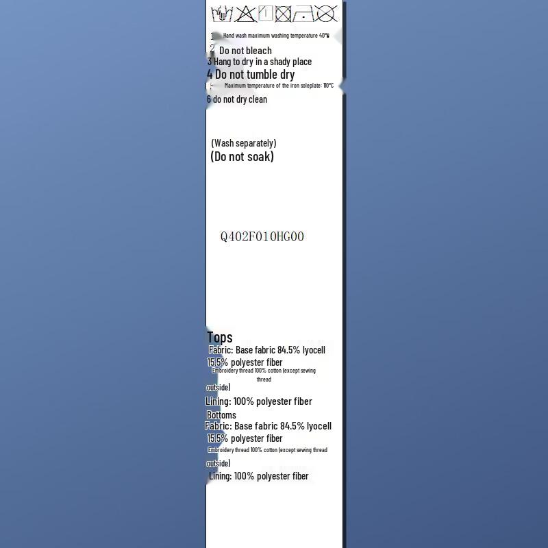 Комплект из двух предметов большого размера Sancai: вышитый топ и юбка