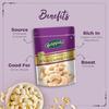 Happilo Premium Nuts Combo 400g (Premium Whole Cashews 200g & Californian Almonds 200g)