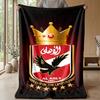 Al AhlyPrinted Flannel Blanket Cozy Skin-Friendly Warm Throw for Couch Bed Indoor Daily Use