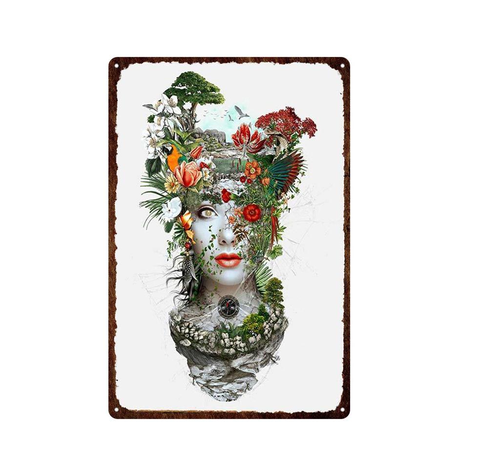 Скелет Череп Металлические Оловянные Вывески Мексиканский Фестиваль День Мертвых Доска Настенная Живопись Плакат Партии Магазин Домашние Тату-салоны Декор