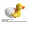 Статуэтка желтого утенка, статуэтка утки из смолы, водонепроницаемая мини-утка, украшение для цветочного горшка, стола, украшение для сада феи