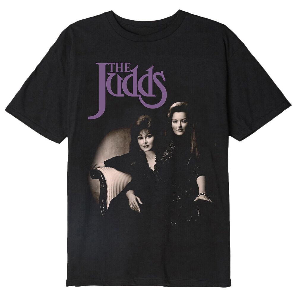 Хлопковая черная футболка унисекс The Judds, все размеры, мужская, женская