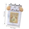 Vertical Display Stand Puppy Photo Storage Album Hollowout Mushroom Hole Photo Album 3inch Photos Card Collection Album Girls
