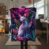 Sphynx Cat in the Grass  Print Flannel Blanket, High quality Comfortable for All Seasons, Home Decor, Warmth and Comfort
