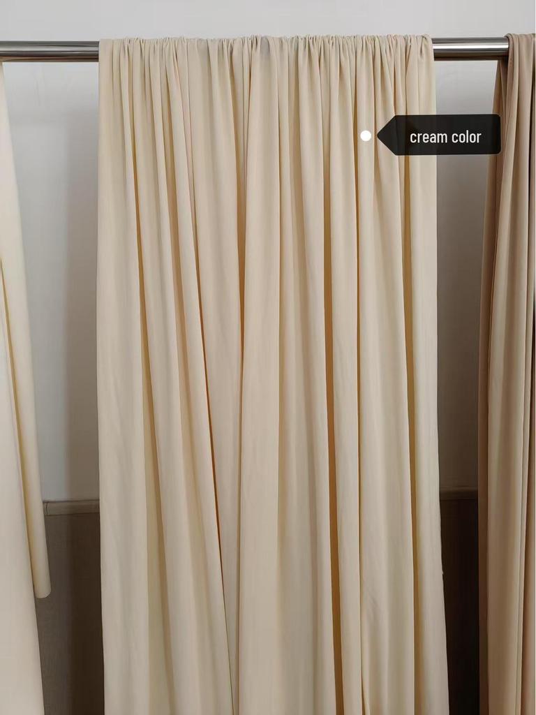 Свадебная драпировка из молочного шелка, ткань для фона