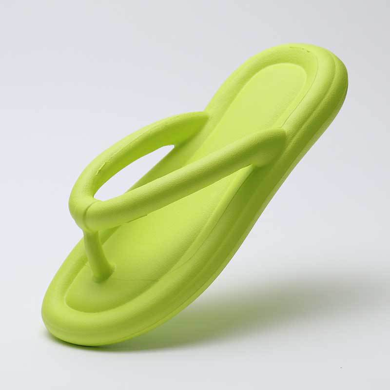 Летние мягкие шлепанцы в виде облаков, женская верхняя одежда, пляжные сандалии на плоской подошве с зажимом для ног, тапочки