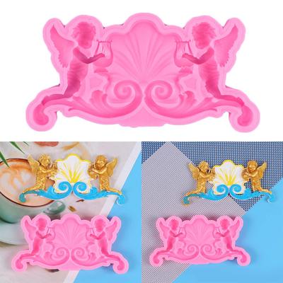 Форма для шоколадного торта с крыльями в виде сахарной арфы своими руками, форма для выпечки печенья, пищевая силиконовая форма для помадки