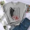 Attack On Titan T Shirt Shoujo Scene  Kawaii Retro Tshirt Cheap Meme Anime Retro