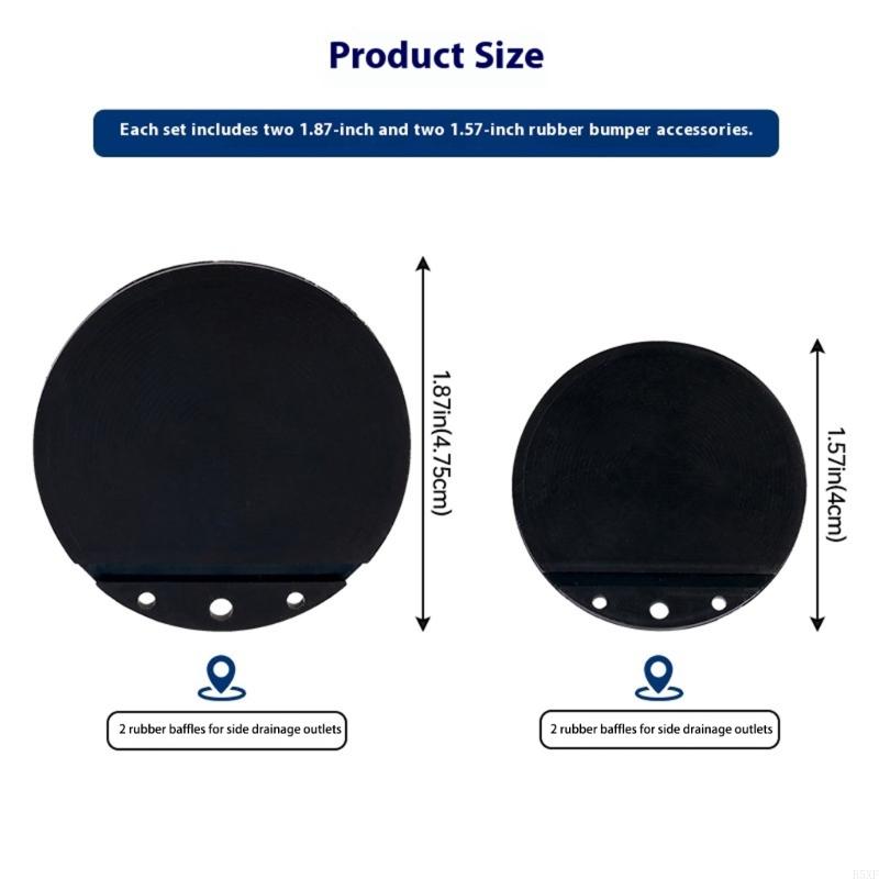 2025 New Boat Drain Valves Flap Repair Rubber Stabilizes Vessel Drainage Efficiency