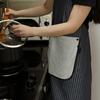 Полосатый грязеотталкивающий кухонный фартук с карманом и съемным полотенцем для рук для женщин и мужчин, с перекрестной спинкой, для ресторана, для готовки, дышащий