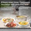 Foldable Food Warming Tray Flexible Silicone Food Warmer Mat Warm Cutting Board Constant Warm Dishes Electric Food Warming Mat
