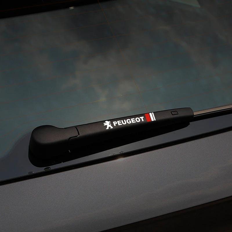 Car wiper modification stickers 2-pack exterior stickers suitable for Peugeot 206 307 308 3008 207 208 407 508 2008 5008 107 106