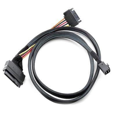 Кабель SFF-8639 68P Прямой + PWR к SFF-8643 36P Mini SAS U.2 Для 2.5 NVMe SSD