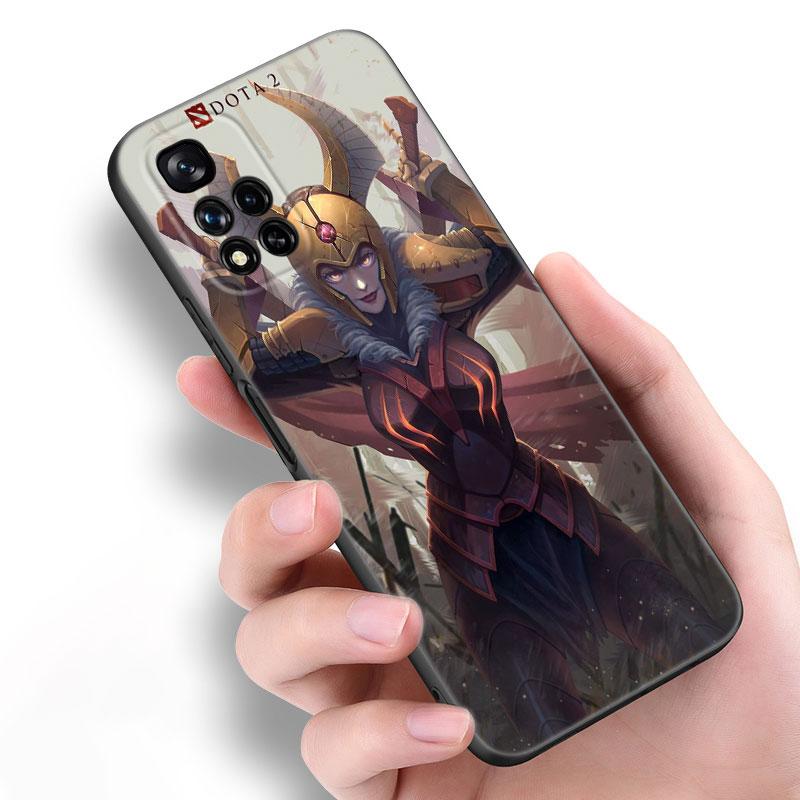 Игровой Dota 2 черный силиконовый чехол для телефона Xiaomi POCO X3 X4 NFC F5 M3 M4 M6 X5 X6 Pro F3 F4 GT 5G C55 C65 M5