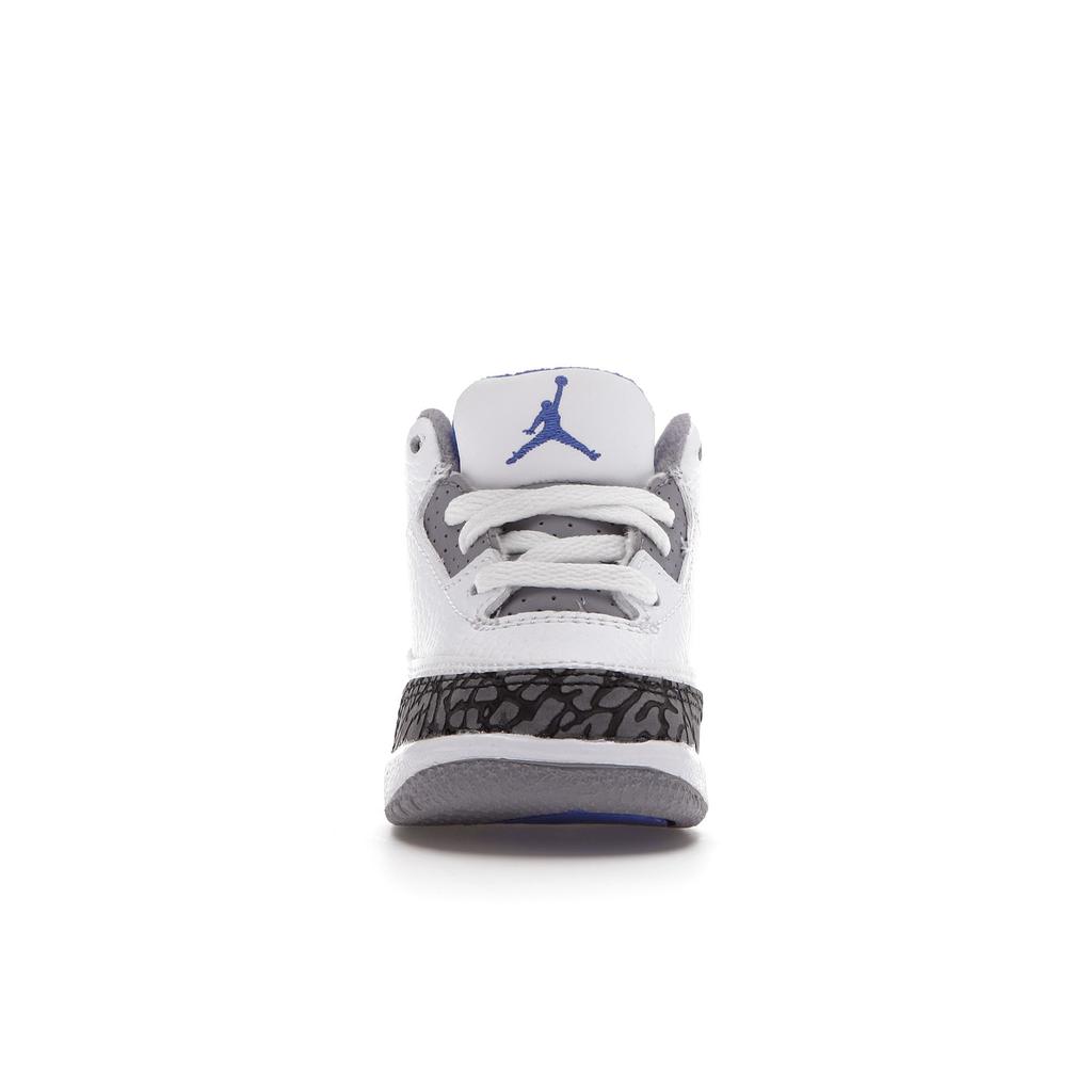 Кроссовки Air Jordan 3 Retro TD Racer Blue Baby Белый Черный Цементно-Серый 832033-145