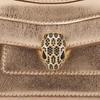 BVLGARI Serpenti Forever Series Calfskin Crossbody Bag, Shoulder Bag Women's Light Gold 293214