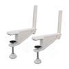 Verdant Touch Professional Table Tennis Net Post Portable Table Tennis Net with Adjustable Clamp Post Set, Professional Screw Fixation, White
