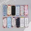 12Pcs Aesthetic Motivational Bible Quotes Paper Bookmarks Diy Students Readers Page Markers Library Office Page Marking