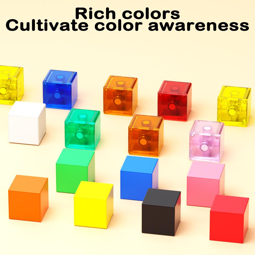Детский набор для самостоятельного изготовления магнитных кубиков, строительные блоки, обучающие игрушки, магнитная геометрия, сборочные блоки, подарок для детей, строительные игрушки