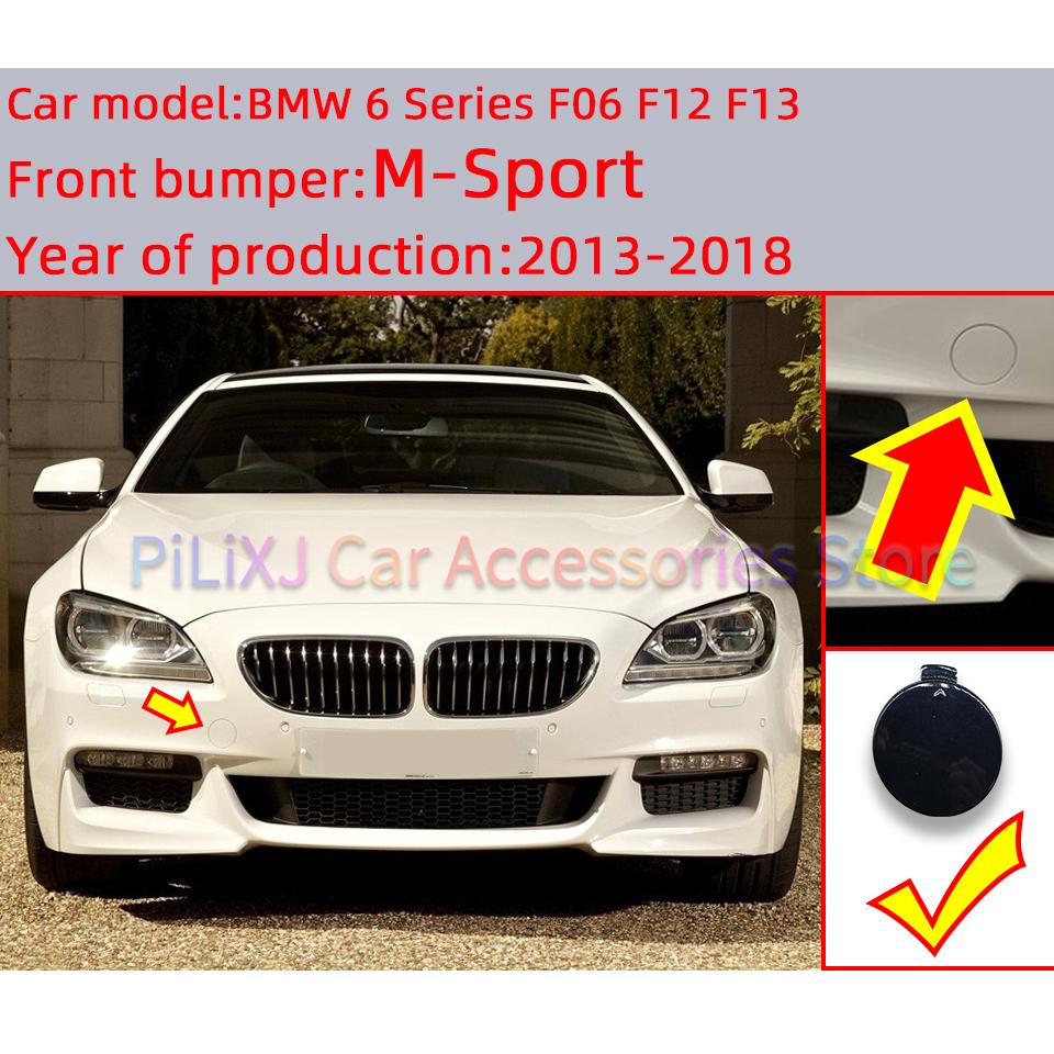 For BMW 6 Series F06 F12 F13 M-Sport 2013 - 2018 51118052710 Auto Front Bumper Towing Hauling Hook Cover Eye Trailer Cap Lid