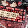 MAIMOOO Колпачки для клавиш Ромео и Джульетта CHERRY MOA PBT Для DIY Кастомизации Механическая Клавиатура Колпачки для Клавиш PBT Ретро Красный Колпачок