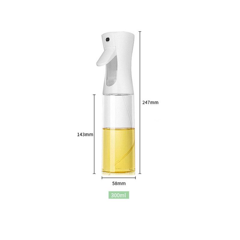 500ml Black Kitchen Oil Bottle Cooking Oil Spray 200ml Pneumatic Spray Bottle Fitness Barbecue Spray Oil Dispenser for Barbecue