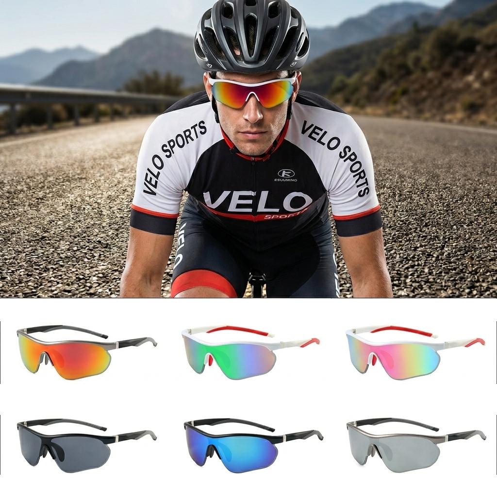 UV400 Sports Sunglasses Men Women Outdoor Cycling Running Fishing Windproof Goggles Eyewear
