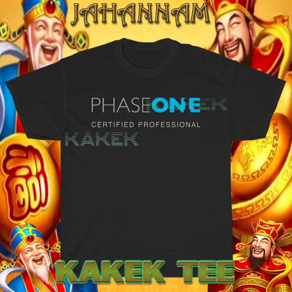New Shirt Phase One XF Camera Logo Funny T shirt USA Size S to 5XL