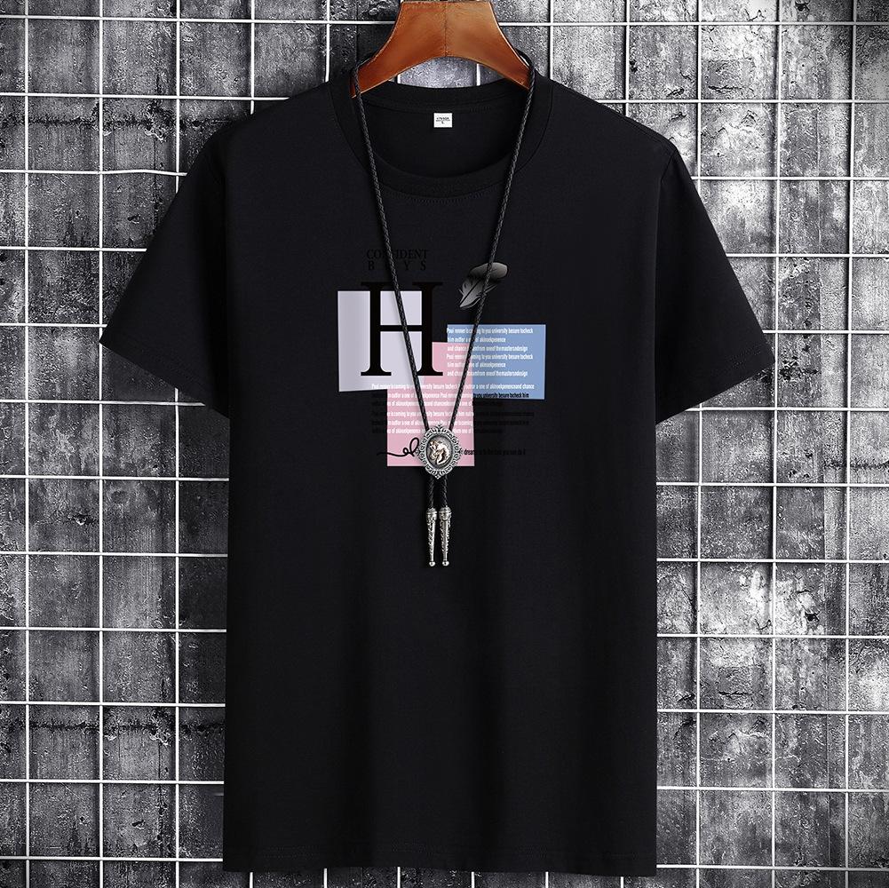 Спортивные футболки, топы, свободные футболки для мужчин, модные принты, мужские футболки с коротким рукавом, новинка лета, повседневные футболки для мужчин