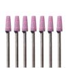 7 шт./компл. фрезы для ногтей, сверла, корундовые роторные маникюрные машины для маникюра, аксессуары для ногтей, инструменты