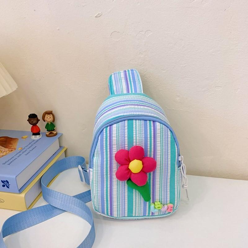 Trendy Kids Chest Bag Stylish Floral Design For Boys And Girls Lightweight Versatile Pouch