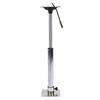 Boat Seat Pedestal Adjustable 21.65in to 29.53in Riser Base Stainless Steel Removable Boat Post Base Kit