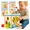 Wooden Montessori Educational Cube Maze Toy Birthday Gift