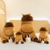 Adorable New Style Plush Working Pony Toy Cuddly Stuffed Animal Pillow Gift For Girls