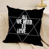 Rap Conciencia Canserbero Pillow Case Natural Linen DoubleSided Printing Sofa Home Decor Cushion Cover