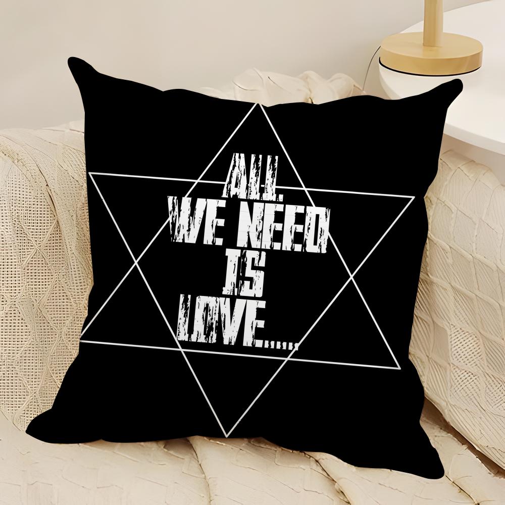 Rap Conciencia Canserbero Pillow Case Natural Linen DoubleSided Printing Sofa Home Decor Cushion Cover