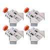 4PCS Open Right Angle Clamp 90 Degree Clip Fixer Stainless Steel Woodworking Corner Clip for DIY