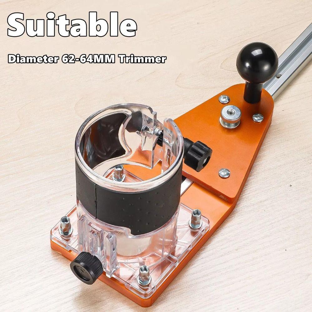 Fixing Bolts Circle Cutting Jig Adjustable Guide Router Circle Cutter Trimming Machine  Woodworking