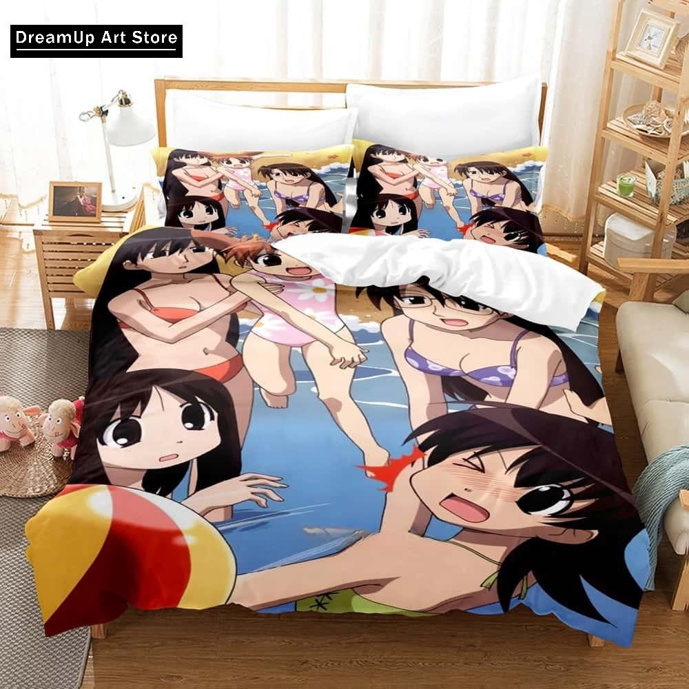 3D-принт мода аниме Azumanga Daioh комплект постельного белья для мальчиков и девочек Twin Queen полный размер пододеяльник наволочка кровать для взрослых спальня