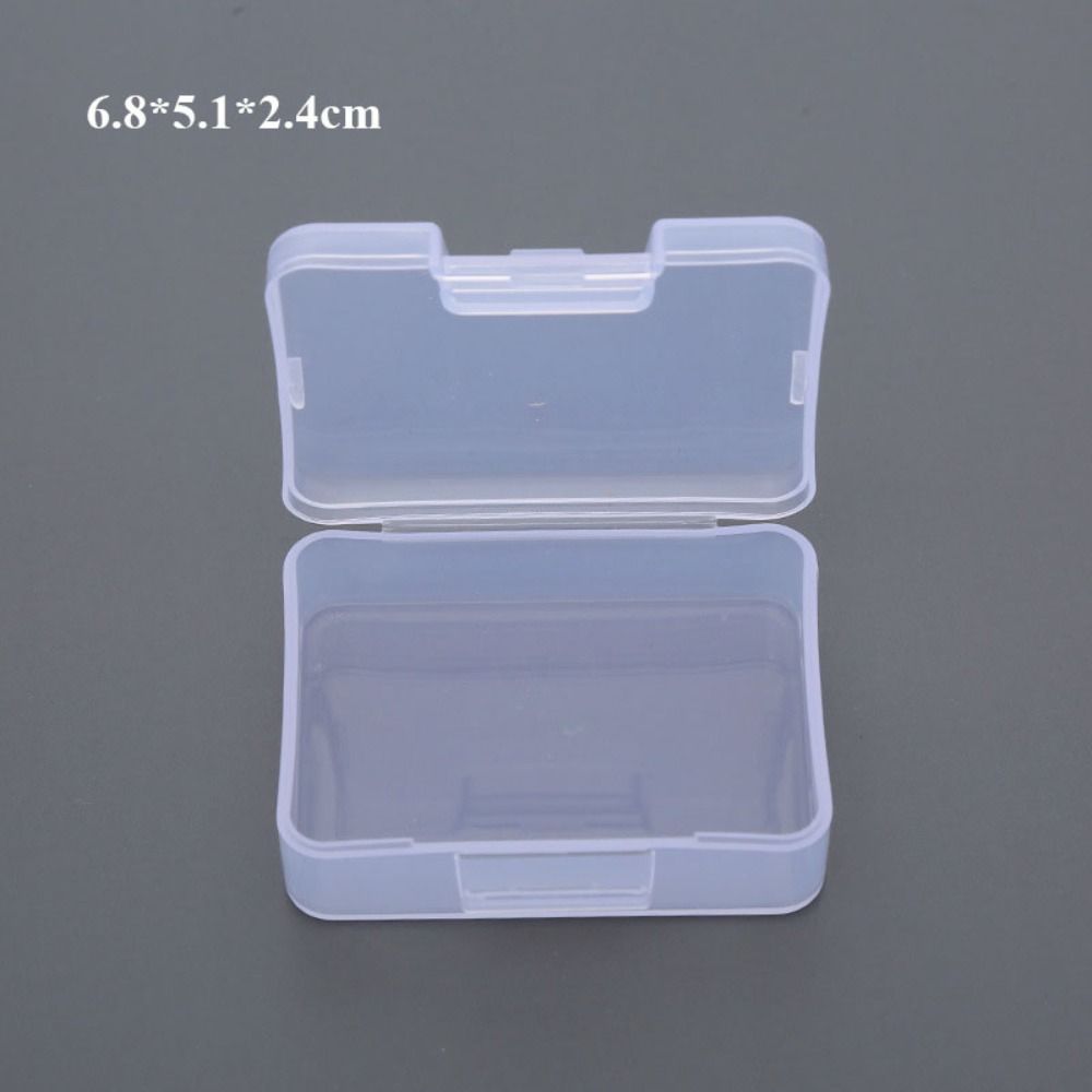 Квадратный контейнер для ювелирных бусин, пластиковый чехол для мелких предметов, новый органайзер для мелочей, держатель для электроинструментов