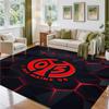 Mainz FC Design Crystal Velvet Rug Soft Decorative Mat for Bedroom Entrance