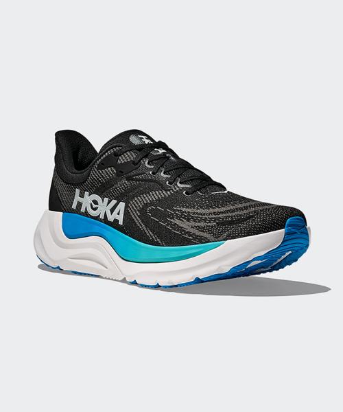 [Hoka] Men's Arahi 8 Wide - Black:Skyward Blue [1168710-BKSK]